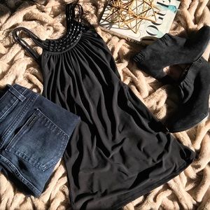 Michael Kors Black Halter Top